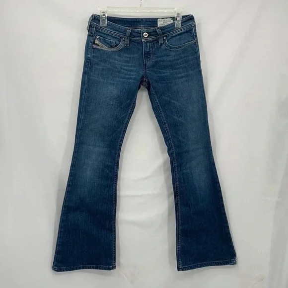 Diesel Denim - Diesel Lowky B.C. Jeans Womens 26 Blue Bootcut Low Rise Stretch Made in Italy